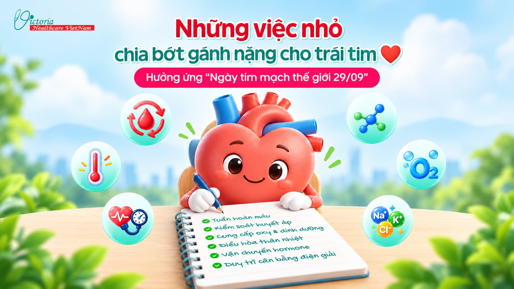 NHỮNG VIỆC NHỎ GIÚP SAN SẺ GÁNH NẶNG CHO TRÁI TIM