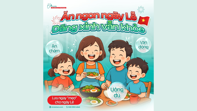 BÍ KÍP ĂN NGON NGÀY LỄ VẪN GIỮ DÁNG KHỎE XINH