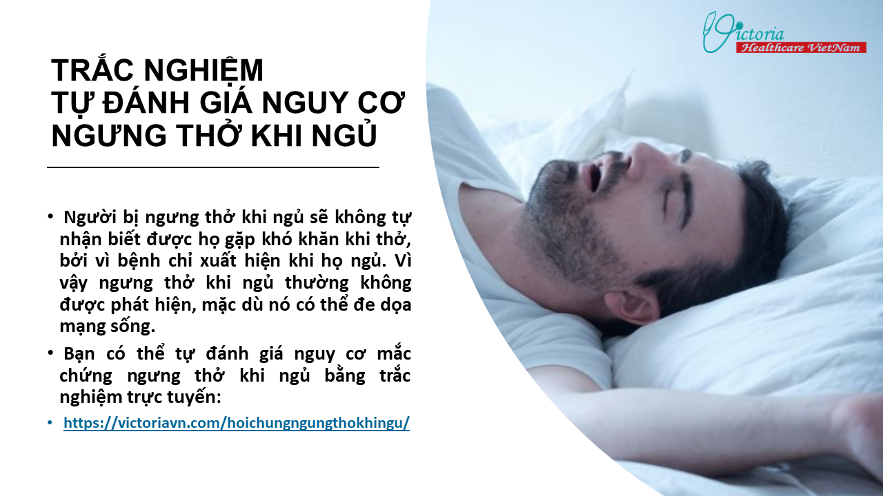 TỰ ĐÁNH GIÁ NGUY CƠ NGƯNG THỞ KHI NGỦ BẰNG TRẮC NGHIỆM ĐƠN GIẢN