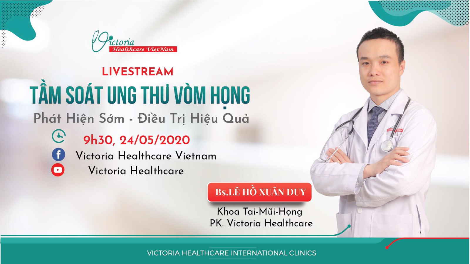 Tầm soát ung thư vòm họng: Phát hiện sớm -Điều trị hiệu quả