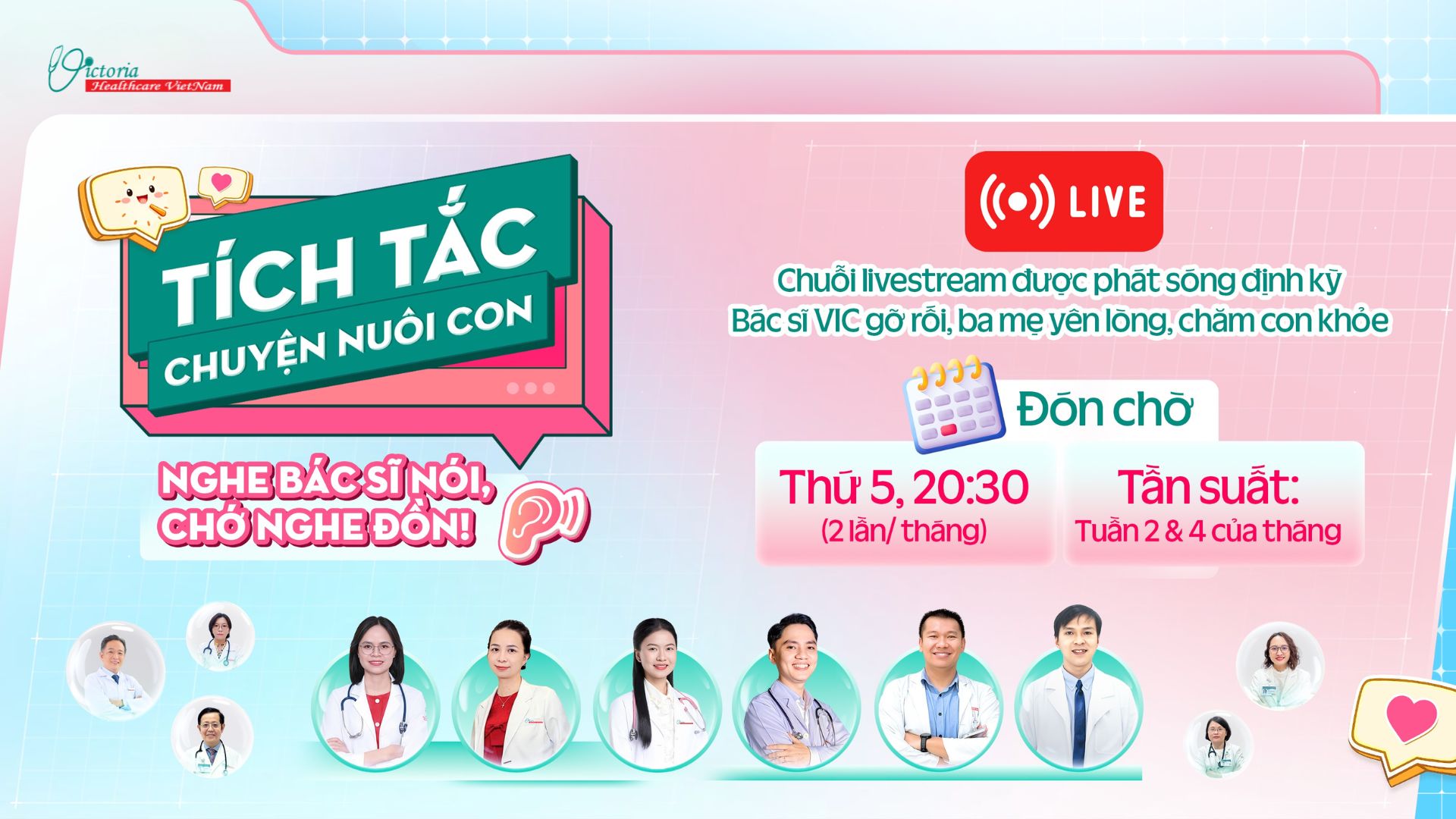 MỜI BẠN ĐÓN XEM CHUỖI LIVESTREAM 